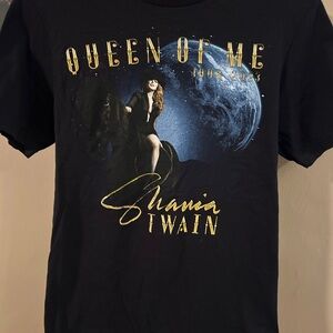 Black Shania Twain Tour T-Shirt